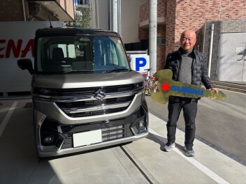 スペーシアカスタム　ご納車おめでとうございます